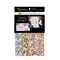 Fabric Expressions Iron on Sequin Fabric Sheet Gold Silver Copper 8"x9" Pack of 3